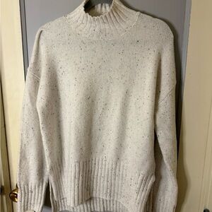 Cozy Cream Mock Turtleneck Sweater